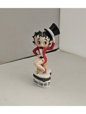 BETTY BOOP Hinge Boc w/ white puppy trinket "Oop-A-Doop" - PHB